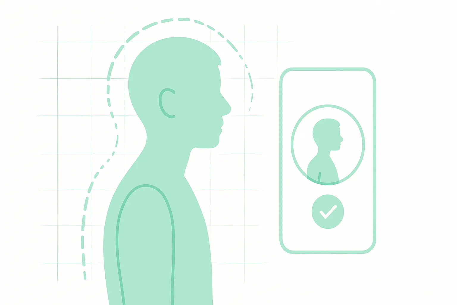 AI posture app detecting head/neck angles