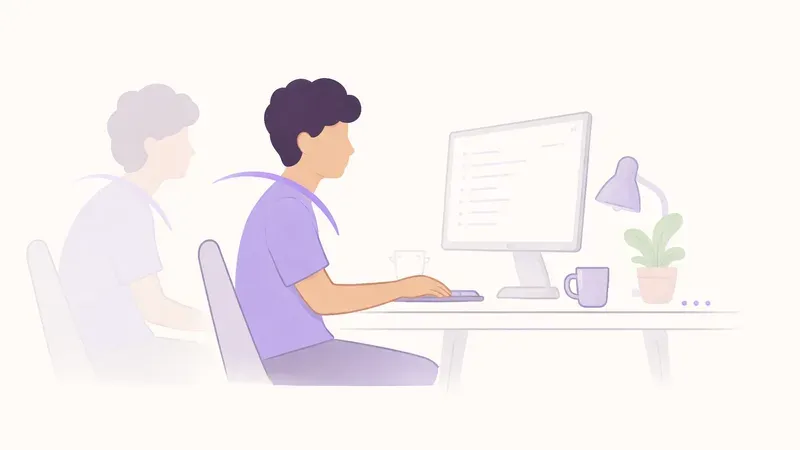 Slouching While Coding? A Practical Posture Guide That Actually Sticks